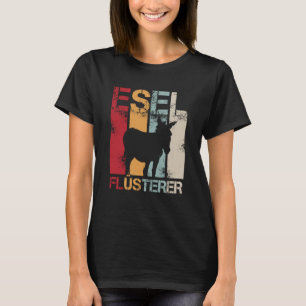Besitzer eines Retro-Esel-Flüsters T-Shirt
