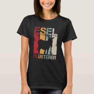 Besitzer eines Retro-Esel-Flüsters T-Shirt