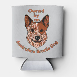 Besitzer eines Rinderhundes (rot) Dosenkühler