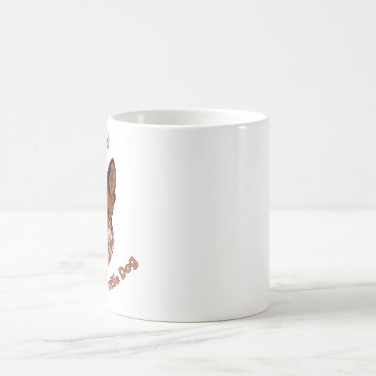Besitzer eines Rinderhundes (rot) Kaffeetasse (Mittel)