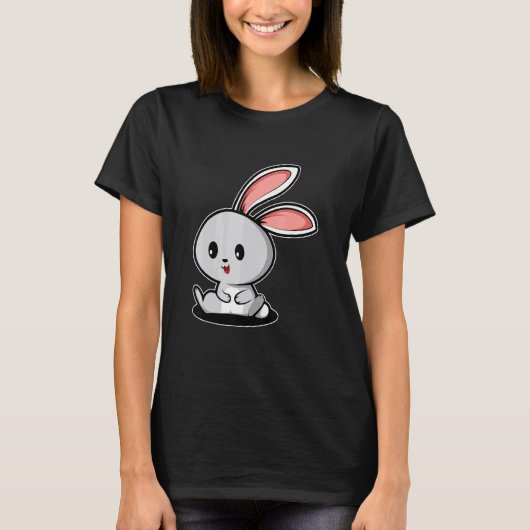 Besitzer eines sitzenden Hasen T-Shirt (Vorderseite)