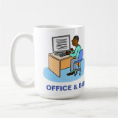 Besitzer eines Unternehmens für Schwarze Kaffeetasse (Links)