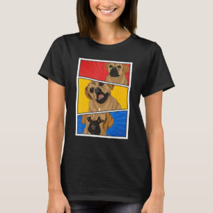 Besitzer Hund Süßer Hund Besitzer Tier Pop Puggle T-Shirt