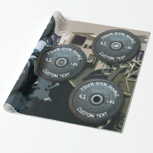 Besitzer oder Benutzer eines Vintage-Fitnessstudio Geschenkpapier