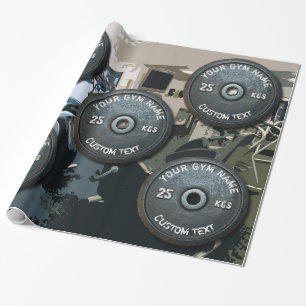 Besitzer oder Benutzer eines Vintage-Fitnessstudio Geschenkpapier