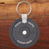 Besitzer oder Benutzer von Gymnastik mit kurvigem Schlüsselanhänger (Vorderseite)