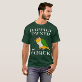 Besitzer von Funny Parrot im Besitz eines Caique T-Shirt (Vorne ganz)