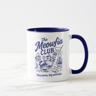 Besitzer von Katzen Lustiger Club Für Katzen-Mama- Tasse