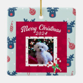 Besitzer von personalisierten Weihnachtsschmuck (Rückseite)