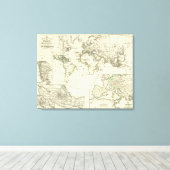 Besitzungen der Spanier Leinwanddruck (Insitu (Holzboden))