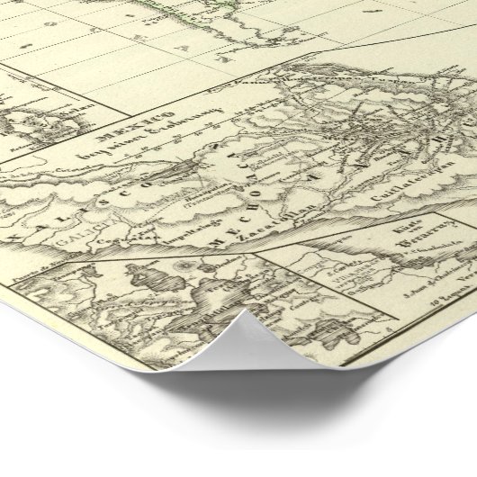 Besitzungen der Spanier Poster (Ecke)