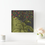 Besler Dramatique I Quadratische Wanduhr (Zuhause)