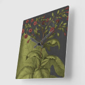 Besler Dramatique I Quadratische Wanduhr (Winkel)