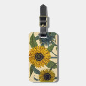 Besler: Sonnenblume Gepäckanhänger (Vorderseite vertikal)