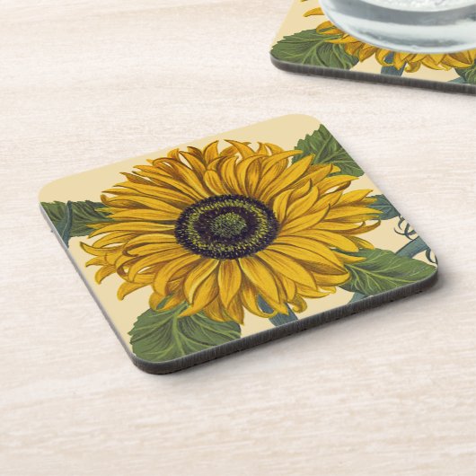 Besler: Sonnenblume Getränkeuntersetzer (Linke Seite)