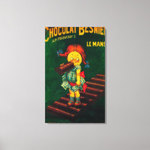 Besnier Chocolate Promotionposter Leinwanddruck