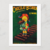 Besnier Chocolate Promotionposter Postkarte (Vorderseite)
