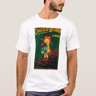 Besnier Schokoladen-förderndes Plakat T-Shirt