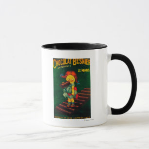 Besnier-Schokoladen-Werbeplakat Tasse