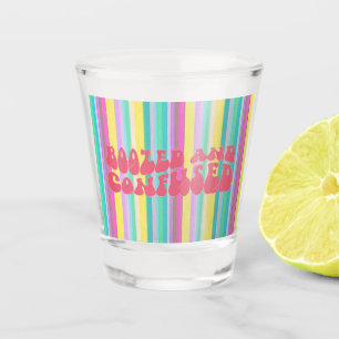 „Besoffen und Verwirrt“ Schnapsglas