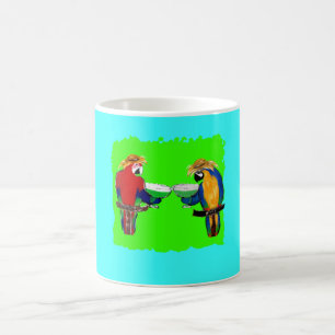 Besoffene Papageien Kaffeetasse