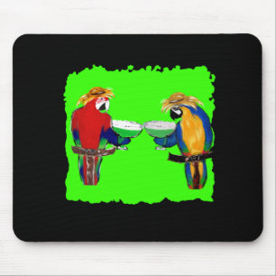 Besoffene Papageien Mousepad
