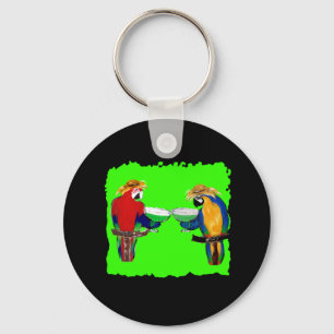 Besoffene Papageien Schlüsselanhänger