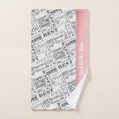 Besondere 40. Geburtstag Party Personalisierte Ges Badhandtuch Set (Handtuch)