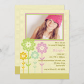 Besondere 4 Foto Einladung (Vorne/Hinten)