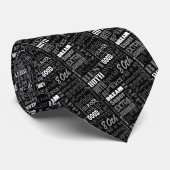 Besondere 80. Geburtstagsparty Personalisierte Ges Krawatte (Gerollt)
