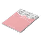 Besondere 80. Geburtstagsparty Personalisierte Ges Notizblock (Rotiert)