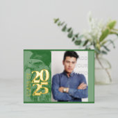 Besondere Abschluss Einladung Postkarte (Stehend vorne)