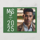 Besondere Abschluss Einladung Postkarten (Vorderseite)