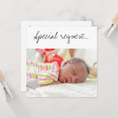 Besondere Anfrage: My GodElternschlafkarte Karte (Vorderseite/Rückseite Beispiel)