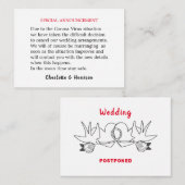 Besondere Ankündigung Vertagung (Vorne/Hinten)