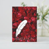 Besondere Anlass Abendessen Einladung (Stehend Vorderseite)