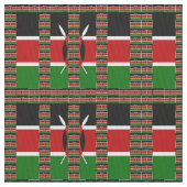 Besondere Anlass Black Red Green Kenya Stoff (Nahaufnahme)