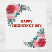 Besondere Anlass Celebration Flasche Weinetikett (Einzelnes Label)