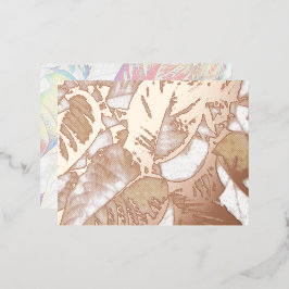 Besondere Anlass Foil Postkarte