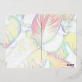 Besondere Anlass Foil Postkarte (Rückseite)