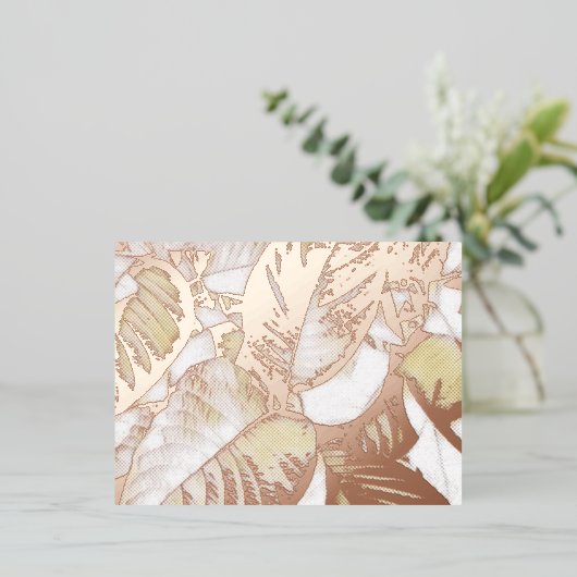 Besondere Anlass Foil Postkarte (Stehend vorne)