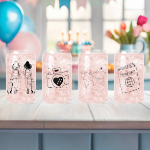 Besondere Anlass-Glass-Set Dosenglas