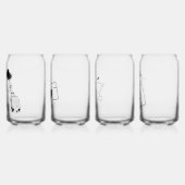 Besondere Anlass-Glass-Set Dosenglas (Links)