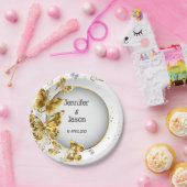 Besondere Anlass-Papierplatte für Goldbuttfelle Pappteller (Party)