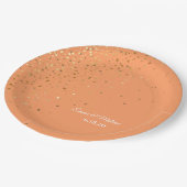 Besondere Anlass Personalisiert Petite Stars Pappteller (Schrägansicht)