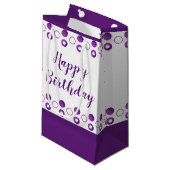 Besondere Anlass Polka-dot Design Kleine Geschenktüte (Vorderseite Schrägansicht)