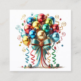 Besondere Anlass Quadratische Visitenkarte