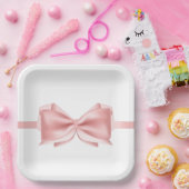 Besondere Anlass, rosafarbenes Schreibpapier Pappteller (Party)