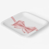 Besondere Anlass, rosafarbenes Schreibpapier Pappteller (Gewinkelt)