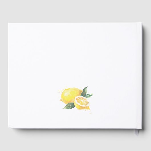 Besondere Anlass Wasserfarbe Gästebuch (Rückseite)